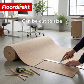 Needlefelt Carpet | Malta | 2 m Wide Custom Cut | Flooring with Foam Backing for Home & Office