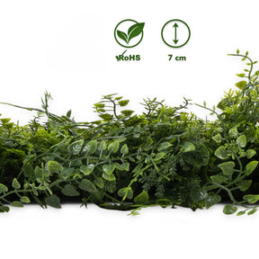 Artificial Plant Tile | Fern | Plant Tiles for Wall Mounting | 50 x 50 cm