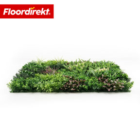 Artificial Plant Wall | Hera | Natural-Looking, Low-Maintenance Green Panel | UV-Resistant & Expandable Click System | 100 × 100 cm