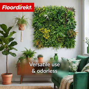 Plant Wall | Spring Garden | Natural, Maintenance-Free Green Panel | UV-Resistant & Expandable Click System | 100 × 100 cm