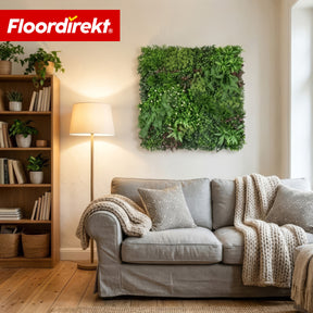 Plant Wall | Wonderland | Realistic Artificial Greenery Panel | Durable, UV-resistant & Expandable | 100 × 100 cm