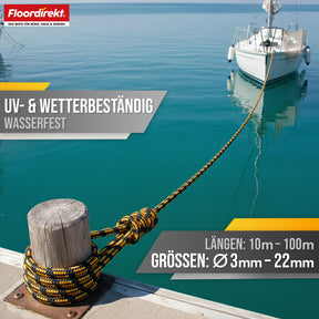 Polypropylene rope | K2 | Tear-resistant, UV-resistant & buoyant all-purpose rope | Available in many colours, thicknesses & lengths