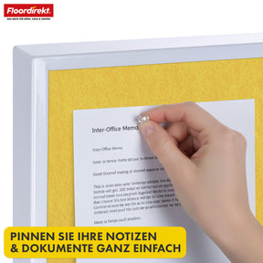 Mobile presentation board | Giant | Double-sided felt board 80 x 120 cm with lockable castors & shelf | Available in several colours