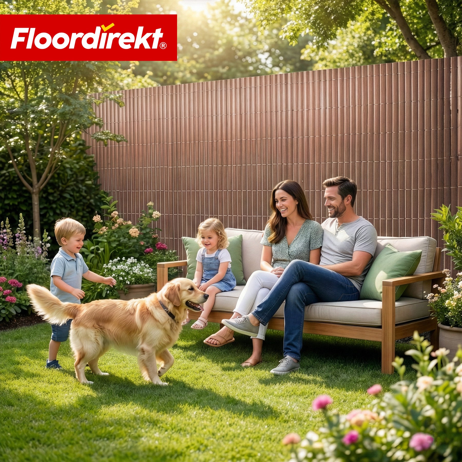 PVC Privacy Fence | Weatherproof & UV-Resistant | Balcony & Garden Privacy Screen | 4 Colors | Multiple Sizes