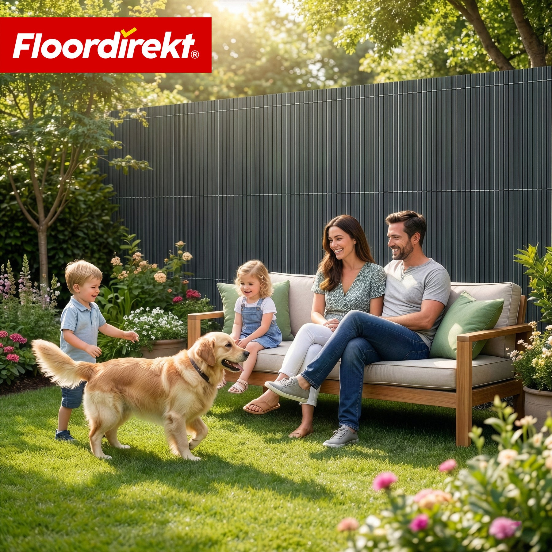 PVC Privacy Fence | Weatherproof & UV-Resistant | Balcony & Garden Privacy Screen | 4 Colors | Multiple Sizes