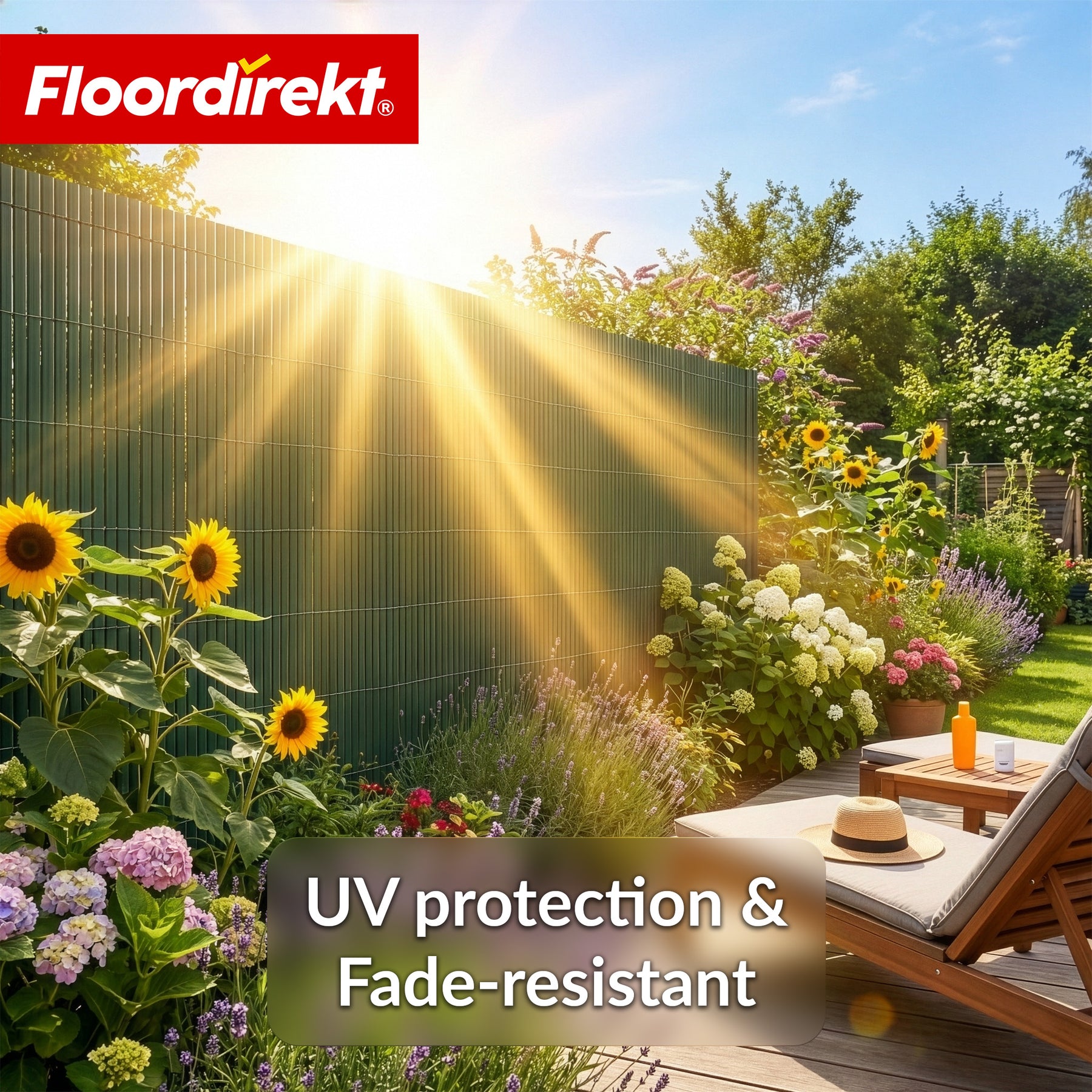 PVC Privacy Fence | Weatherproof & UV-Resistant | Balcony & Garden Privacy Screen | 4 Colors | Multiple Sizes