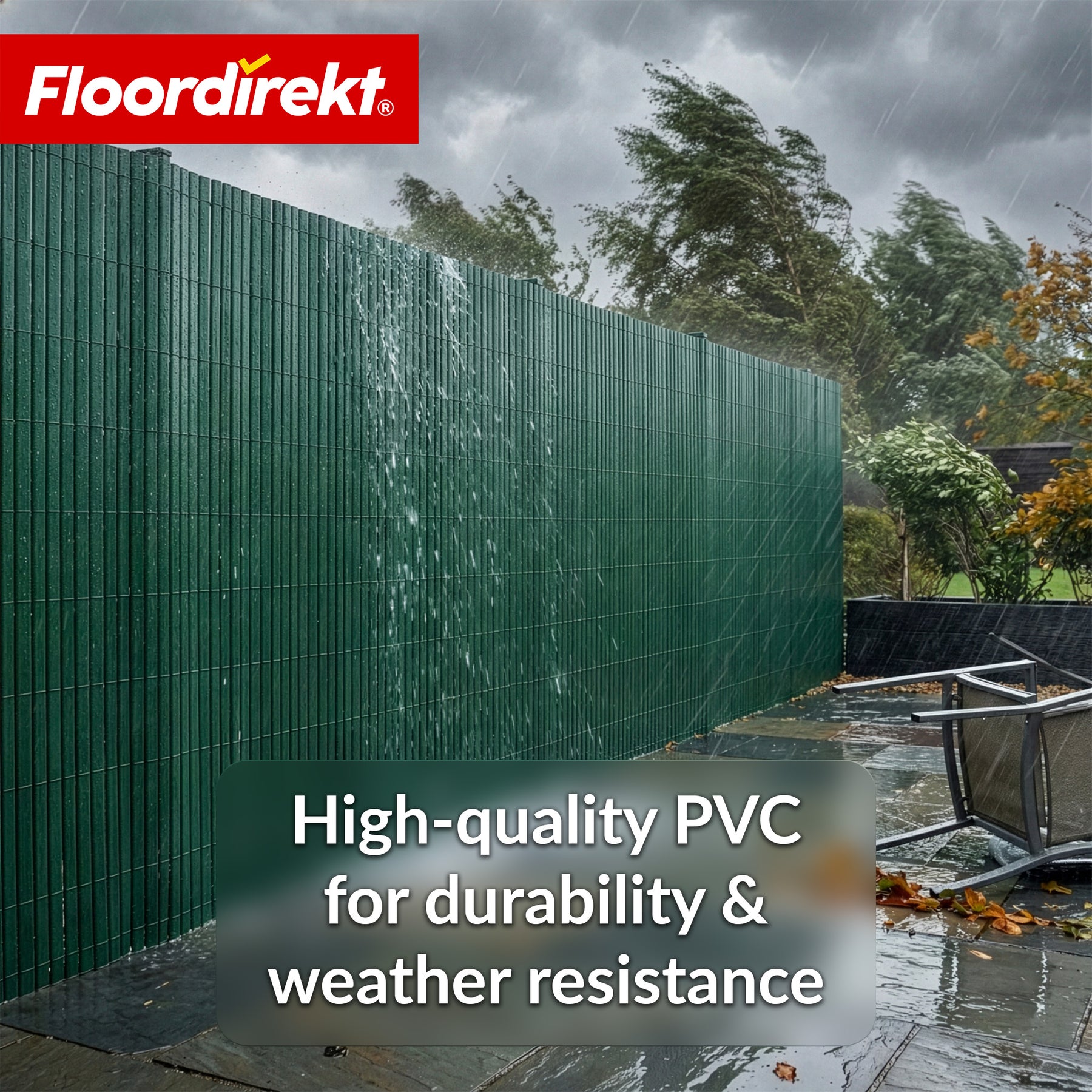 PVC Privacy Fence | Weatherproof & UV-Resistant | Balcony & Garden Privacy Screen | 4 Colors | Multiple Sizes