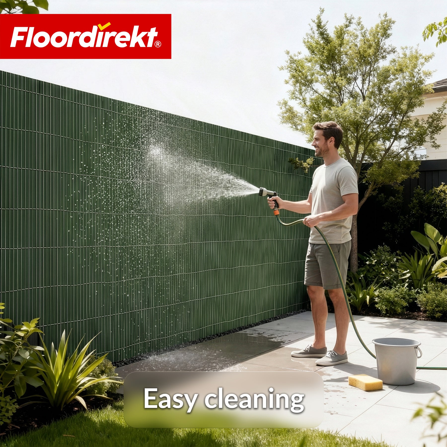 PVC Privacy Fence | Weatherproof & UV-Resistant | Balcony & Garden Privacy Screen | 4 Colors | Multiple Sizes