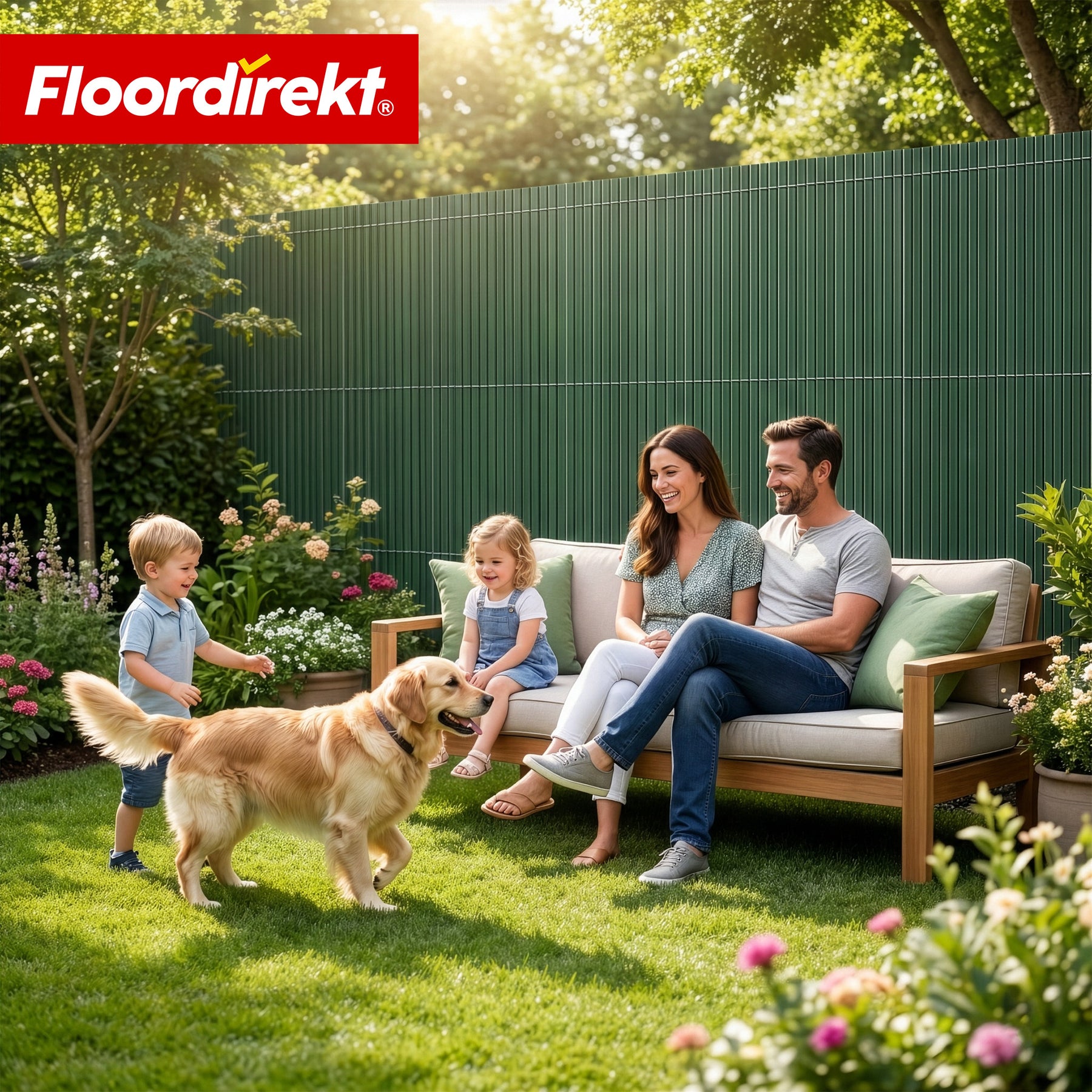 PVC Privacy Fence | Weatherproof & UV-Resistant | Balcony & Garden Privacy Screen | 4 Colors | Multiple Sizes