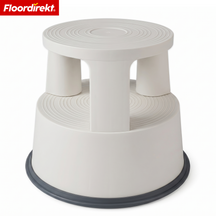 Rolling stool | Plastic step stool with wheels (elephant foot) | non-slip & TÜV certified