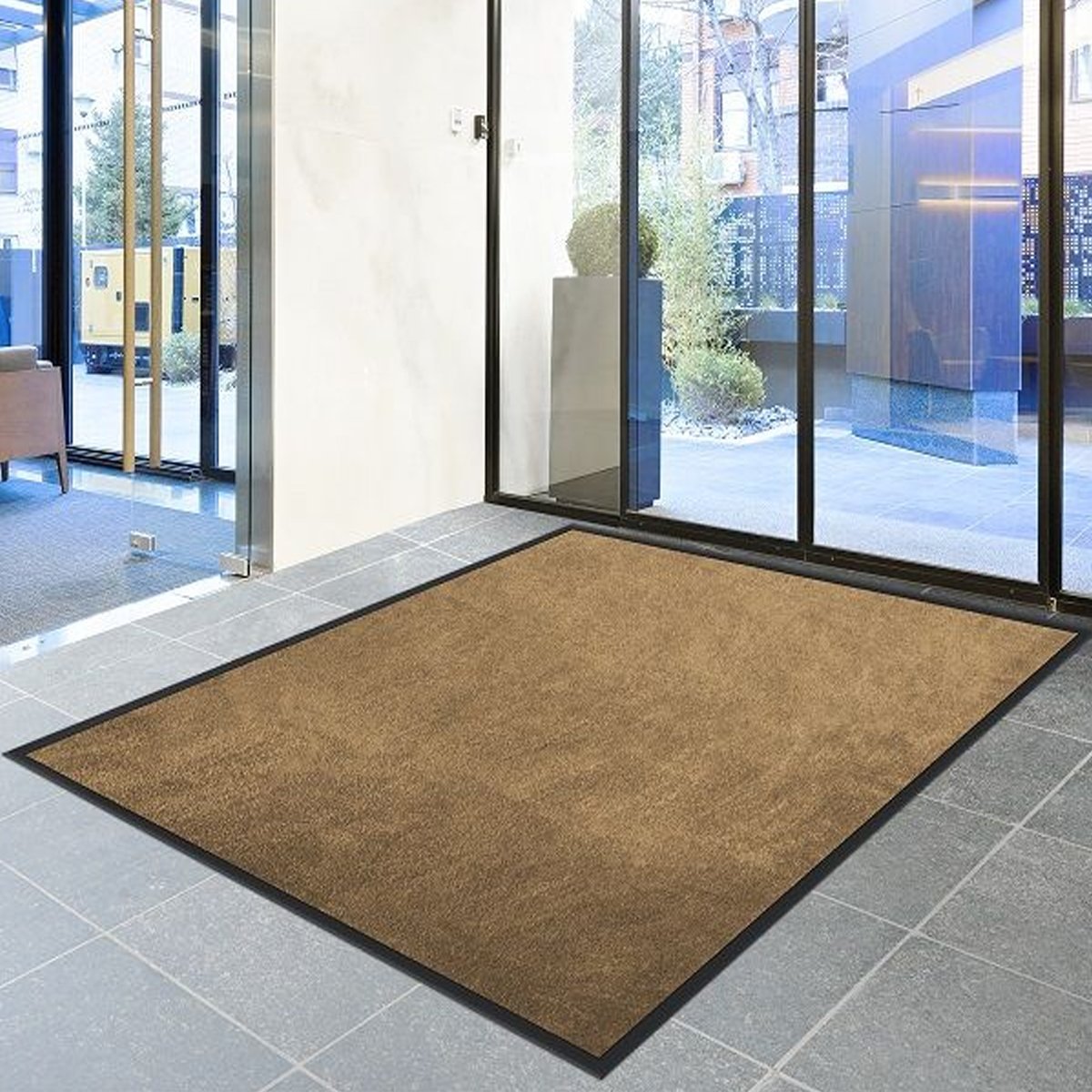 ✂ Commercial Entrance Mat | Bicolour Brilliant | Large Format Non-slip Door Mat