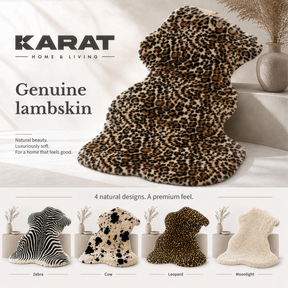 Design Sheepskin | Audrey | Genuine Lambskin Made from 100% Sheepskin Wool | Soft & Natural