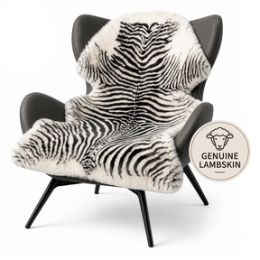 Design Sheepskin | Audrey | Genuine Lambskin Made from 100% Sheepskin Wool | Soft & Natural