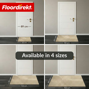 Dirt Trap Mat | Circa | Washable Door Mat for Indoor & Outdoor | Non-Slip Doormat with TPE Backing