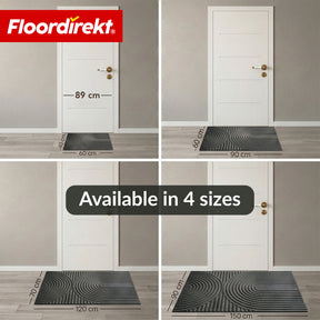 Dirt Trap Mat | Circa | Washable Door Mat for Indoor & Outdoor | Non-Slip Doormat with TPE Backing