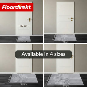 Dirt Trap Mat | Circa | Washable Door Mat for Indoor & Outdoor | Non-Slip Doormat with TPE Backing