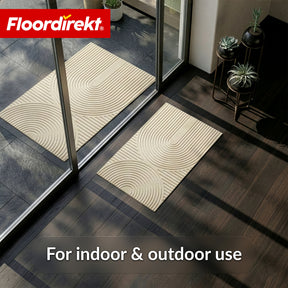 Dirt Trap Mat | Circa | Washable Door Mat for Indoor & Outdoor | Non-Slip Doormat with TPE Backing