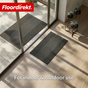 Dirt Trap Mat | Circa | Washable Door Mat for Indoor & Outdoor | Non-Slip Doormat with TPE Backing