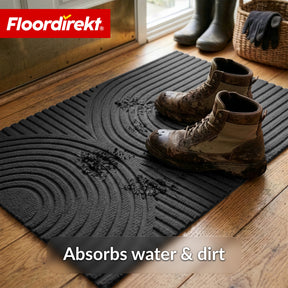 Dirt Trap Mat | Circa | Washable Door Mat for Indoor & Outdoor | Non-Slip Doormat with TPE Backing