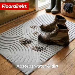 Dirt Trap Mat | Circa | Washable Door Mat for Indoor & Outdoor | Non-Slip Doormat with TPE Backing