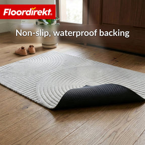 Dirt Trap Mat | Circa | Washable Door Mat for Indoor & Outdoor | Non-Slip Doormat with TPE Backing