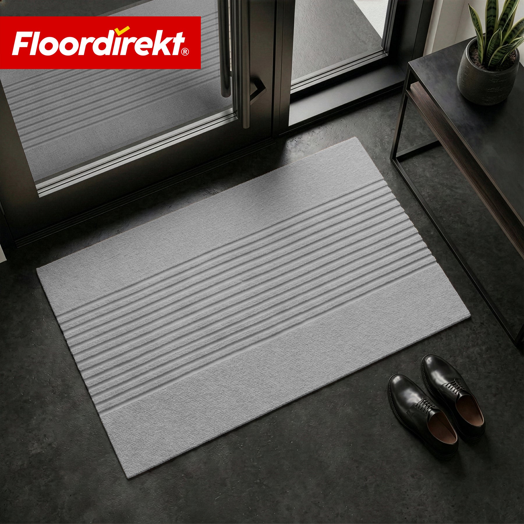 Dirt Trap Mat | Circa | Washable Door Mat for Indoor & Outdoor | Non-Slip Doormat with TPE Backing