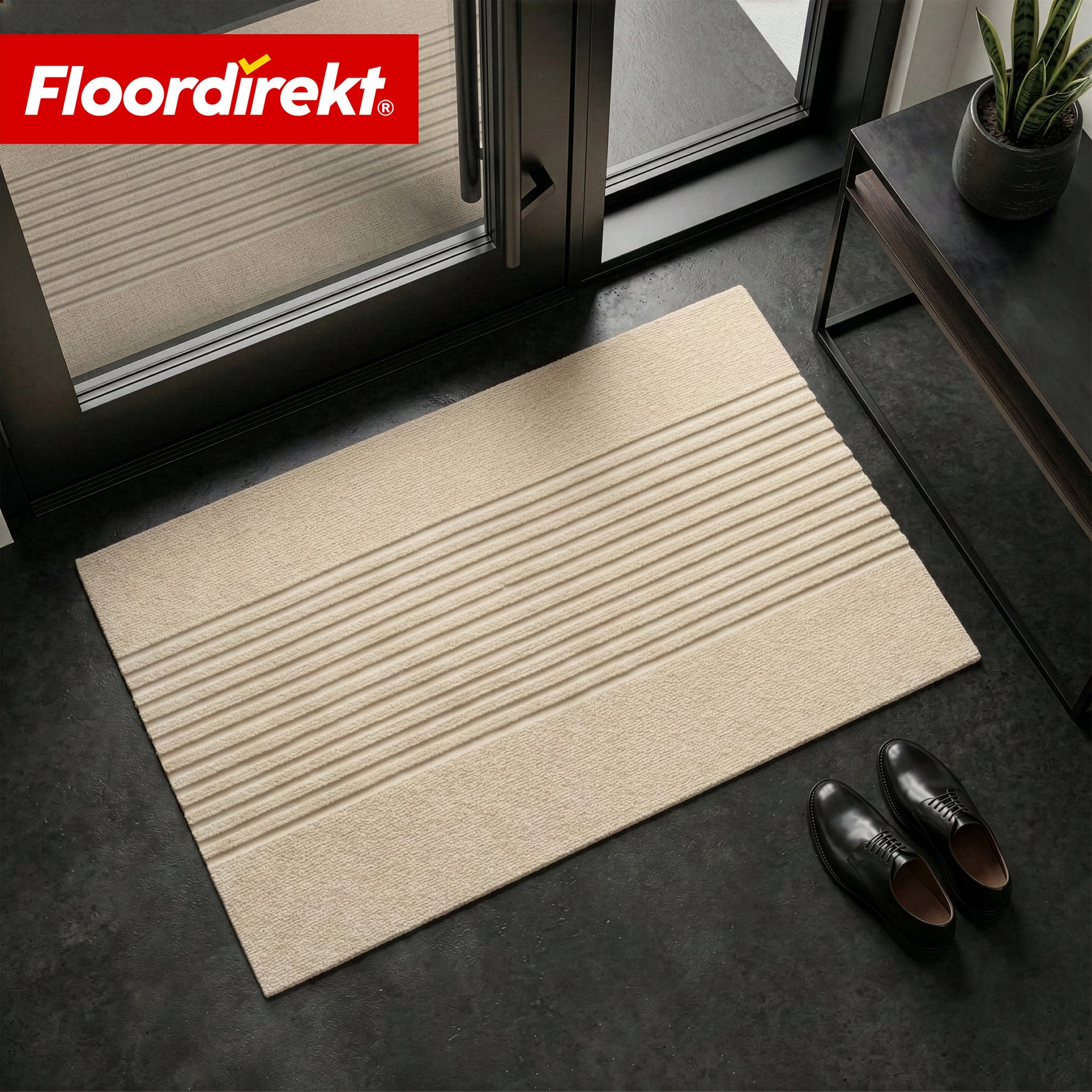 Dirt Trap Mat | Circa | Washable Door Mat for Indoor & Outdoor | Non-Slip Doormat with TPE Backing
