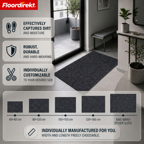 Entrance Mat | Hong Kong Pro | Dirt Trapper Mat with TPE Backing, Durable & Non-Slip