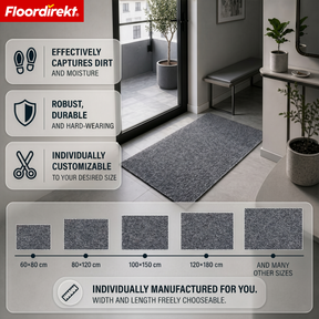 Entrance Mat | Hong Kong Pro | Dirt Trapper Mat with TPE Backing, Durable & Non-Slip
