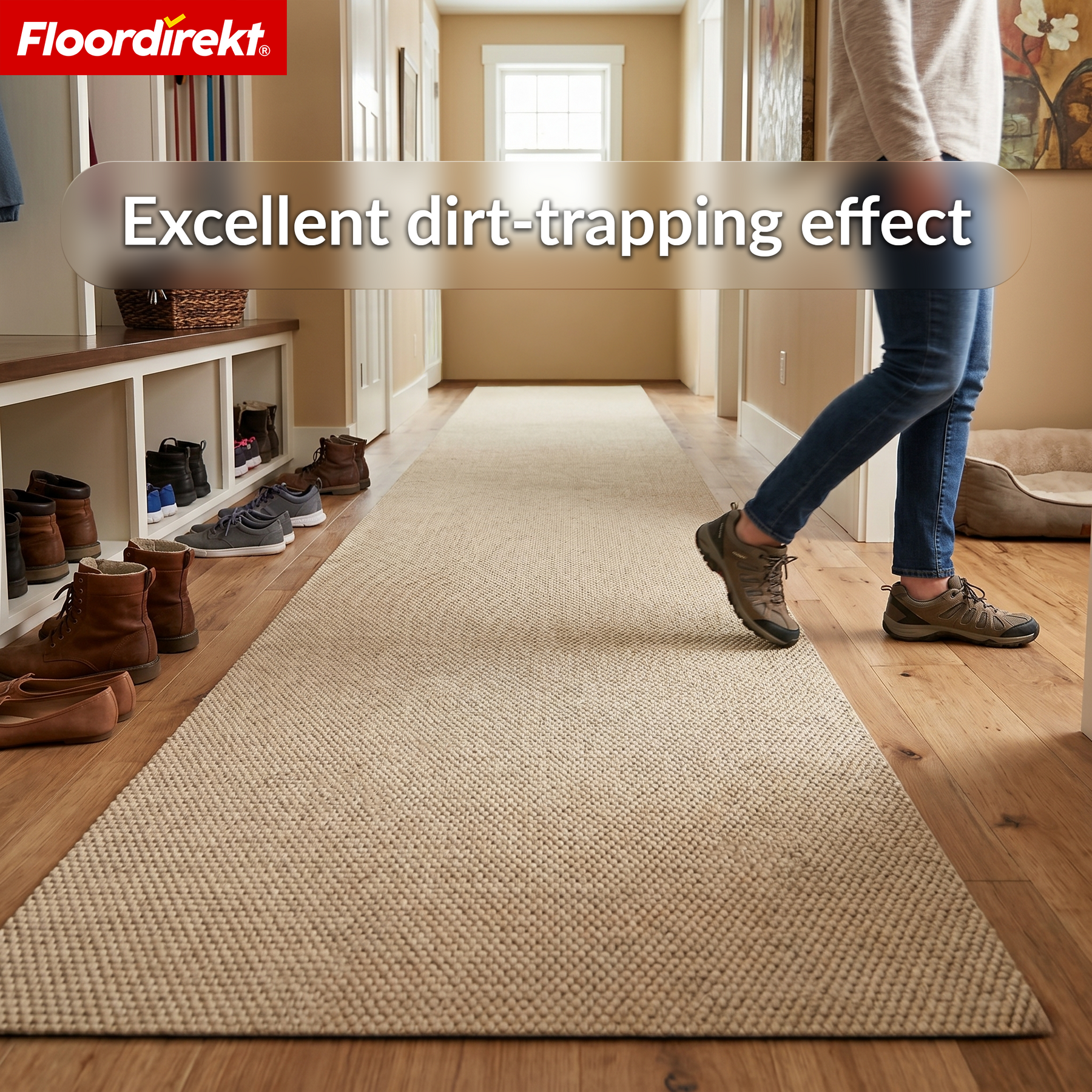 Entrance Mat | Hong Kong Pro | Dirt Trapper Mat with TPE Backing, Durable & Non-Slip