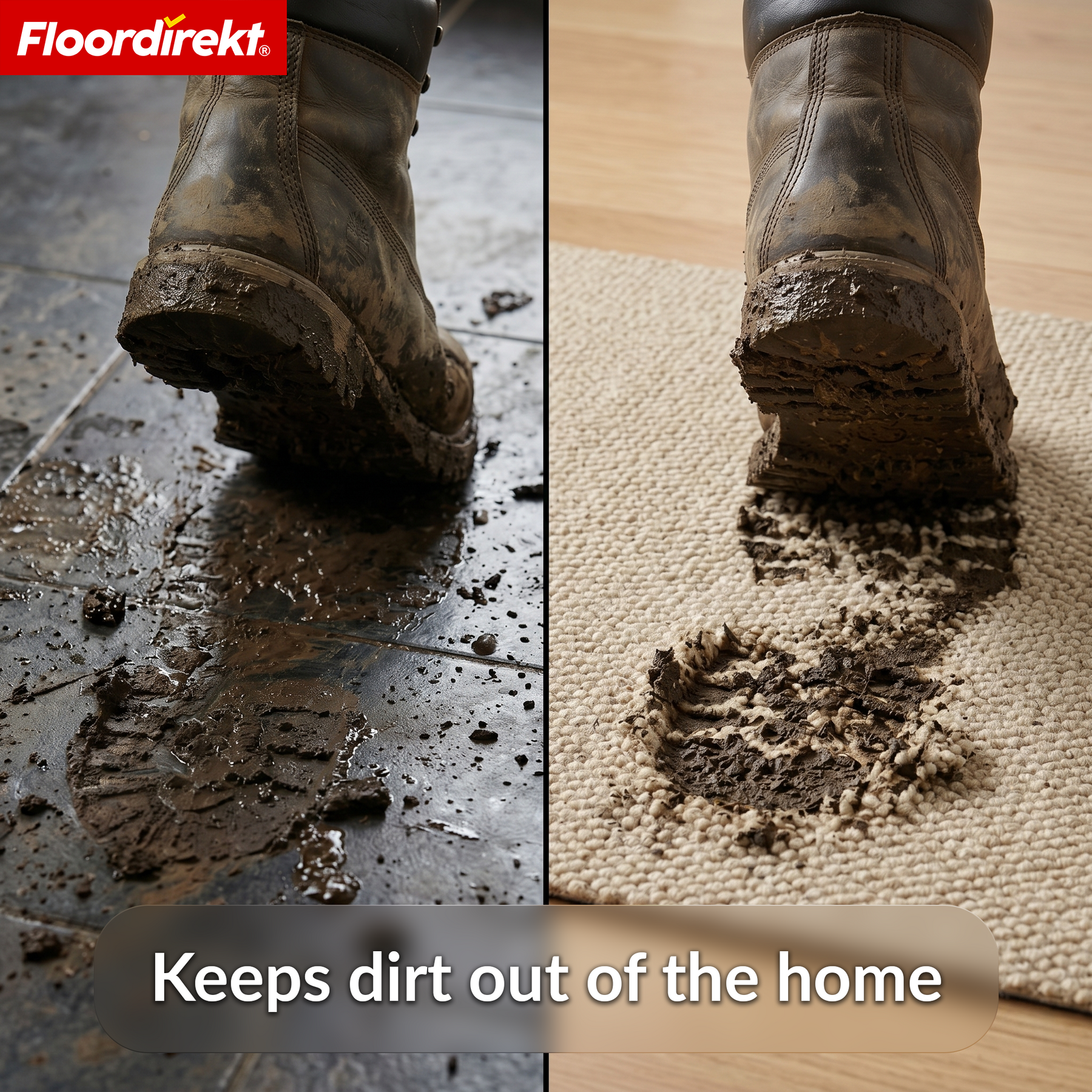 Entrance Mat | Hong Kong Pro | Dirt Trapper Mat with TPE Backing, Durable & Non-Slip