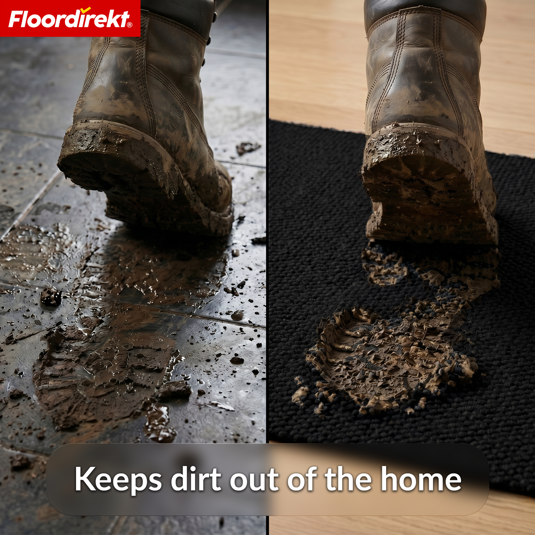 Entrance Mat | Hong Kong Pro | Dirt Trapper Mat with TPE Backing, Durable & Non-Slip