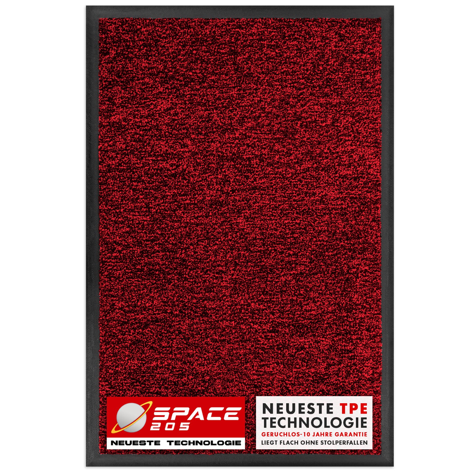 Dirt-trapping mat | Space 205 | Non-slip doormat with innovative TPE technology in the edging and backing | Ideal for entrances, hallways and front doors | Available in various colours and sizes