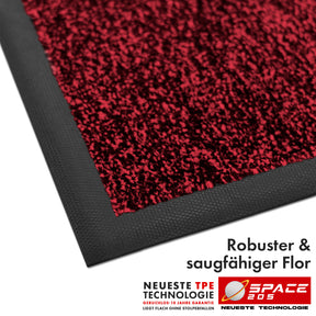 Dirt-trapping mat | Space 205 | Non-slip doormat with innovative TPE technology in the edging and backing | Ideal for entrances, hallways and front doors | Available in various colours and sizes