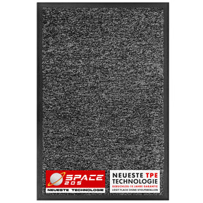 Dirt-trapping mat | Space 205 | Non-slip doormat with innovative TPE technology in the edging and backing | Ideal for entrances, hallways and front doors | Available in various colours and sizes