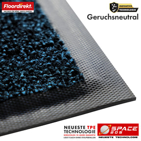Dirt-trapping mat | Space 205 | Non-slip doormat with innovative TPE technology in the edging and backing | Ideal for entrances, hallways and front doors | Available in various colours and sizes