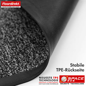 Dirt-trapping mat | Space 205 | Non-slip doormat with innovative TPE technology in the edging and backing | Ideal for entrances, hallways and front doors | Available in various colours and sizes