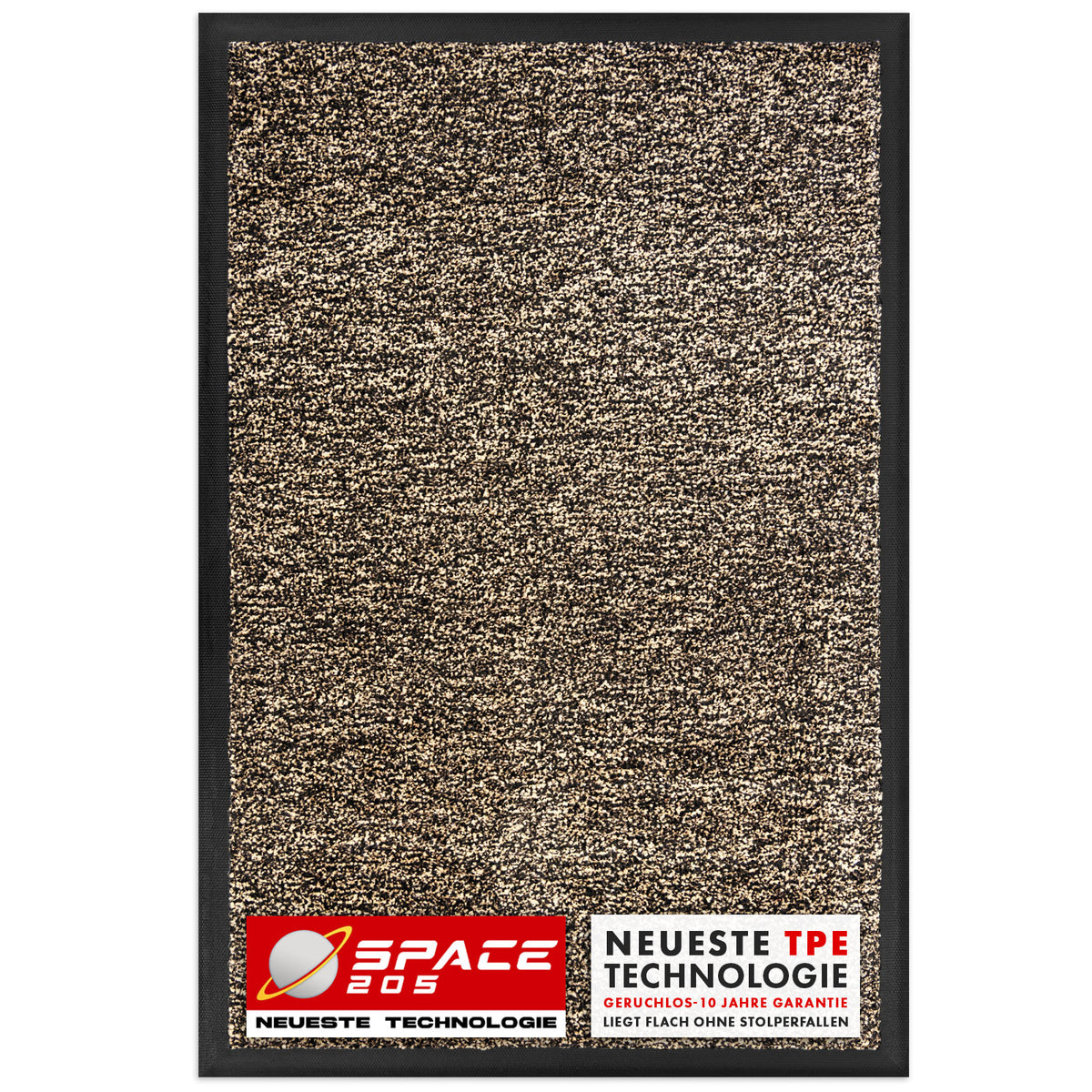 Dirt-trapping mat | Space 205 | Non-slip doormat with innovative TPE technology in the edging and backing | Ideal for entrances, hallways and front doors | Available in various colours and sizes