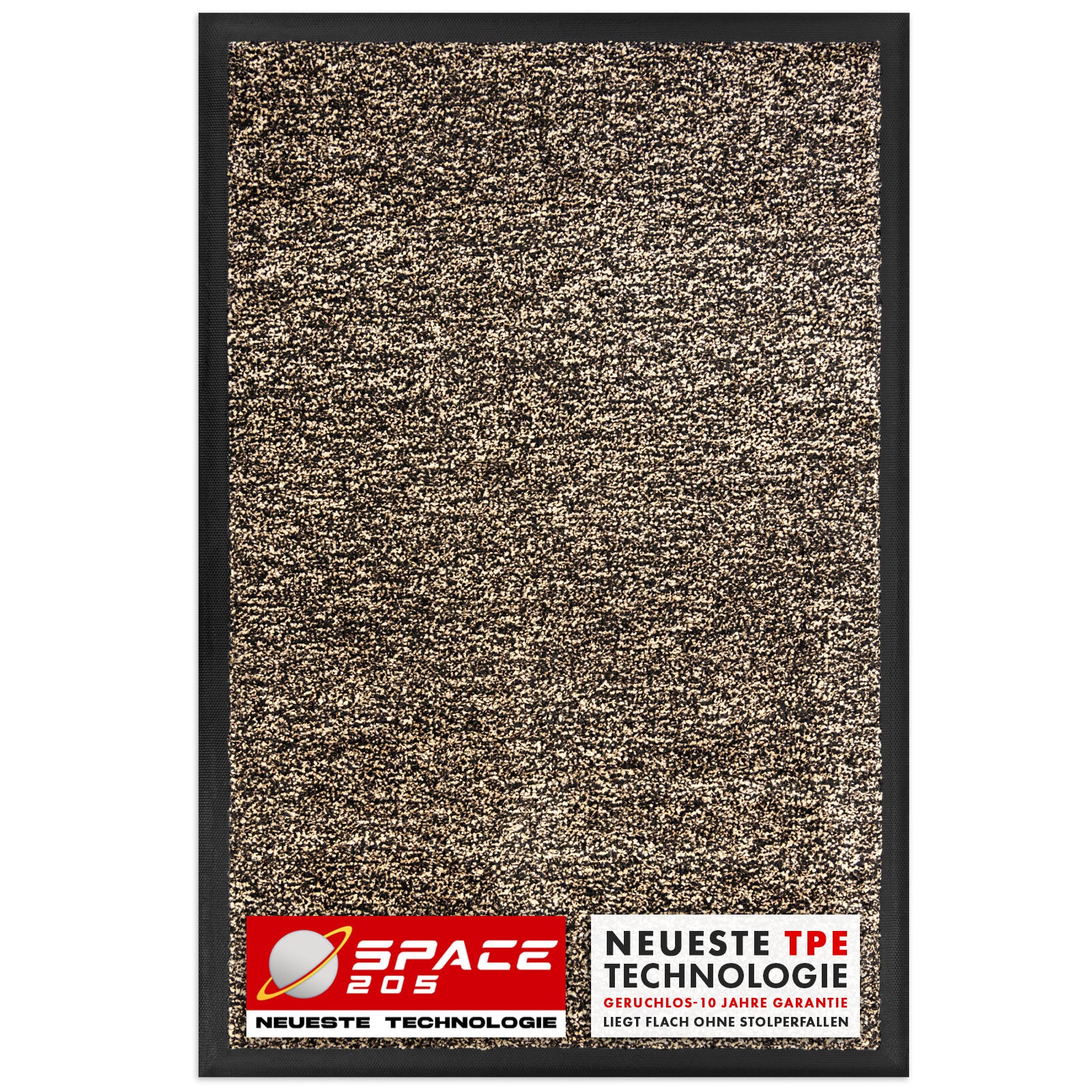 Dirt-trapping mat | Space 205 | Non-slip doormat with innovative TPE technology in the edging and backing | Ideal for entrances, hallways and front doors | Available in various colours and sizes