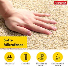 Dirt-trapping mat | Nasa | Soft, water-absorbent polyester doormat with non-slip backing | Various colours and sizes