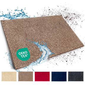Dirt-trapping mat | Nasa | Soft, water-absorbent polyester doormat with non-slip backing | Various colours and sizes