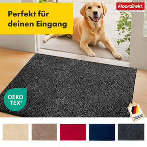 Dirt-trapping mat | Nasa | Soft, water-absorbent polyester doormat with non-slip backing | Various colours and sizes