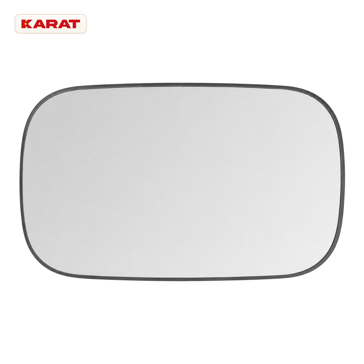 Wall Mirror | Alina | Modern Wall Mirror with Grey Aluminum Frame | 55 × 90 cm