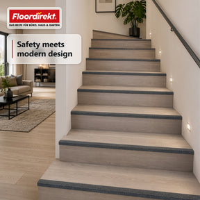 Stair Nosing Profile | Core | Anti-Slip GRP Stair Edge Profile with Aluminum Oxide Coating
