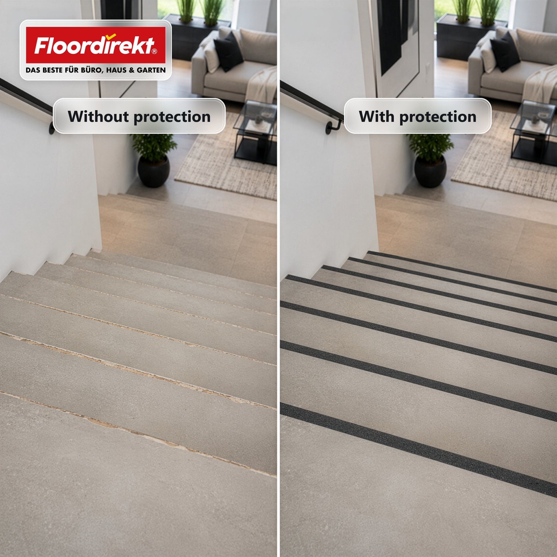 Stair Nosing Profile | Elite | Anti-Slip GRP Profile with Aluminium Oxide Coating