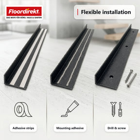 Stair Nosing Profile | Core | Anti-Slip GRP Stair Edge Profile with Aluminum Oxide Coating