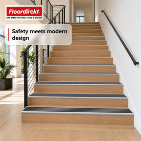 Stair Nosing Profile | Titan | Aluminum Anti-Slip Profile with Slip-Resistant Insert