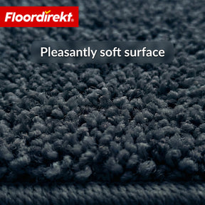 Stair Treads | Madrid | Half-Round Shaggy Stair Mat, Self-Adhesive & Sound-Absorbing