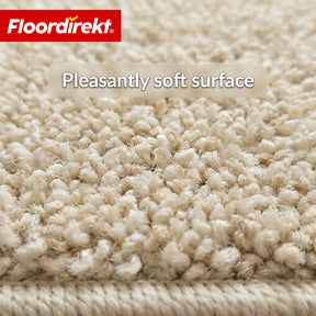 Stair Treads | Madrid | Half-Round Shaggy Stair Mat, Self-Adhesive & Sound-Absorbing