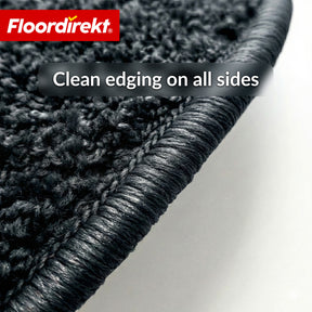 Stair Treads | Madrid | Half-Round Shaggy Stair Mat, Self-Adhesive & Sound-Absorbing